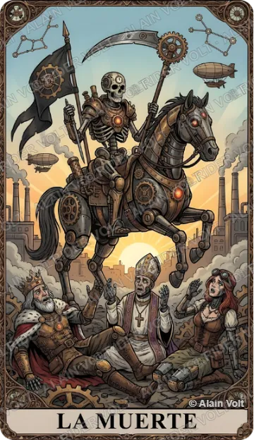 La Muerte, carta del mazo Rider Volt
