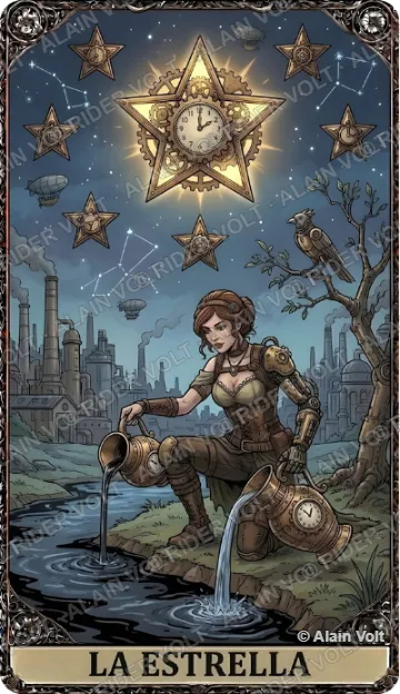 La Estrella, carta del mazo Rider Volt