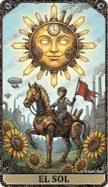 El Sol, carta del mazo Rider Volt