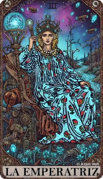 La Emperatriz, carta del mazo Rider Volt