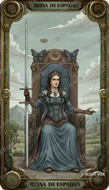 Reina de Espadas, carta del mazo Rider Volt