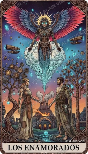 Los Enamorados, carta del mazo Rider Volt