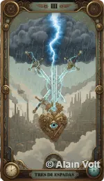 Tres de Espadas